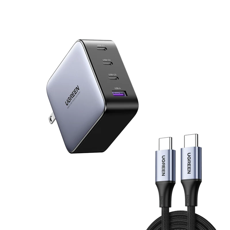 (Bundle) Nexode 100W Charger + 100W USB-C Cable 2 Pack