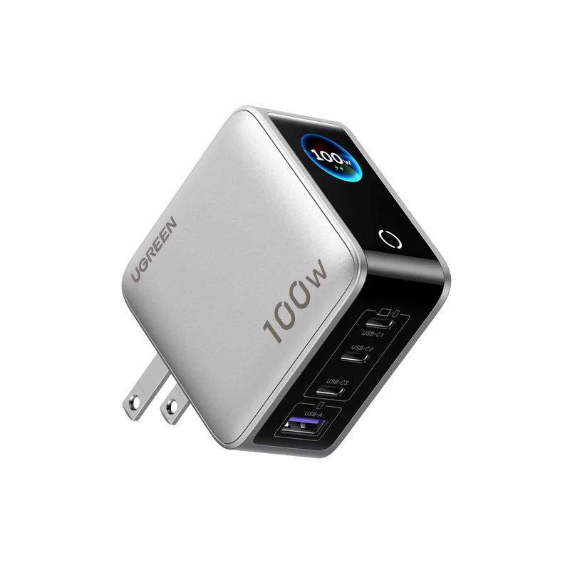UGREEN Nexode Pro 100W 4-Port GaN Charger with Smart Display