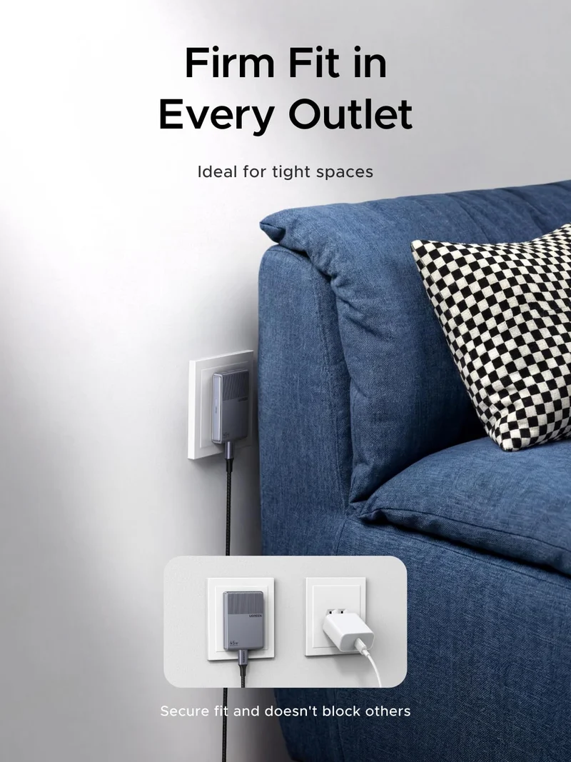 UGREEN Nexode Air Slim USB-C Charger (45W, Foldable Plug)