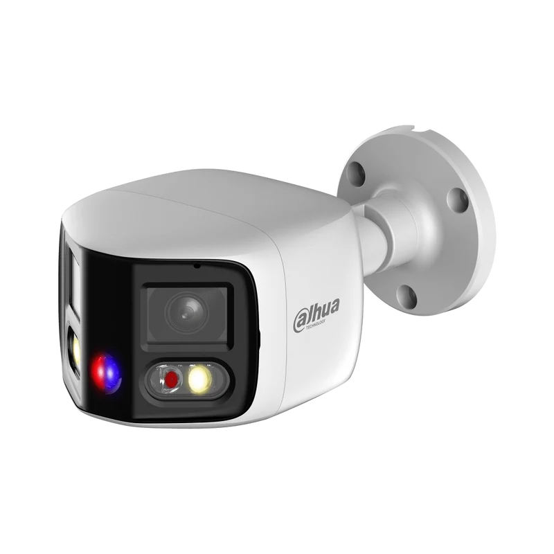 Dahua IPC-PFW3849S-A180-AS-PV | 8MP WizSense Panorama Bullet | 180° | Smart Dual Light | Lichtalarm | Tweeweg Audio | IP67 | Wit