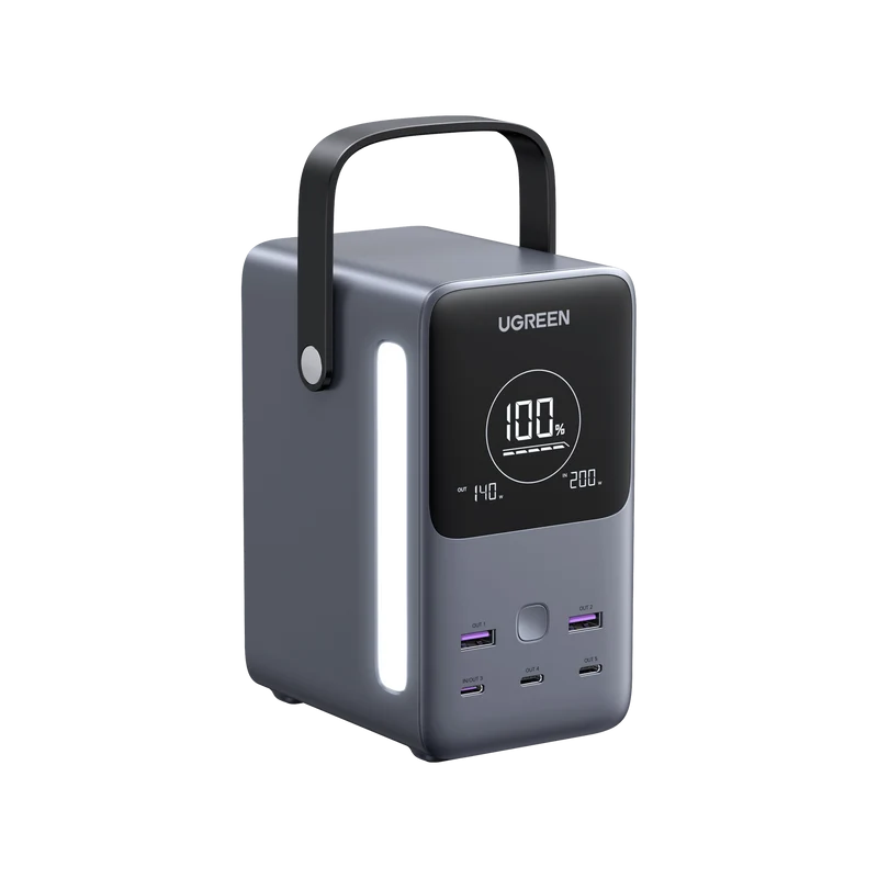 UGREEN Portable Power Station 48000mAh 300W with Smart Digital Display