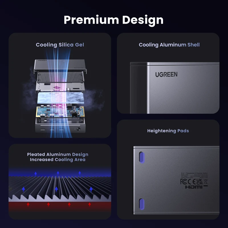 UGREEN Revodok Max 8-in-1 Thunderbolt 4 Docking Station
