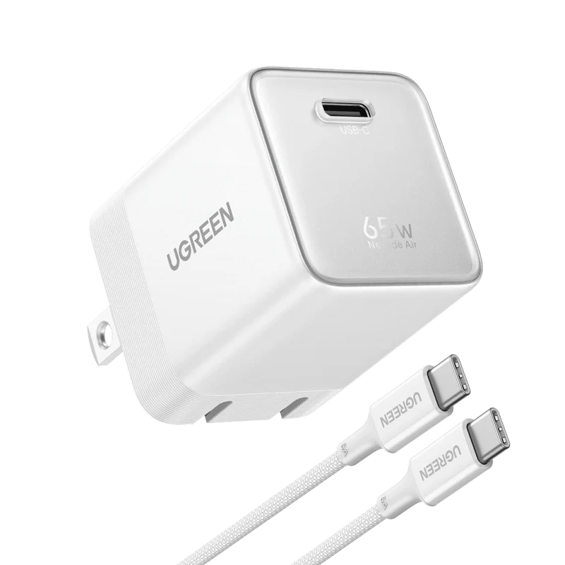 UGREEN Nexode Air USB-C Charger (65W, GaN, Foldable Plug)