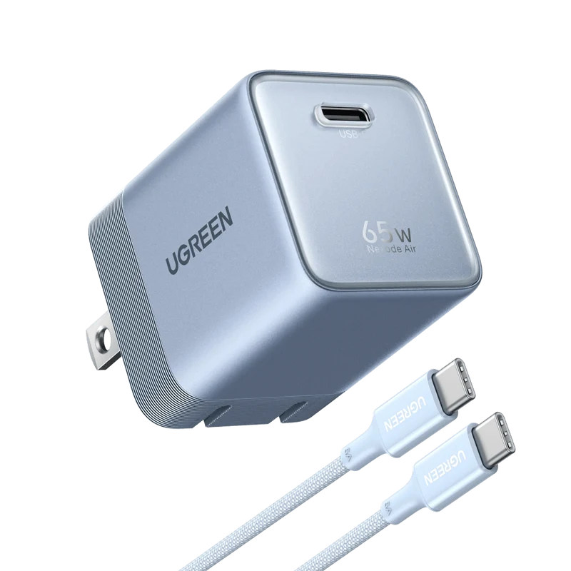 UGREEN Nexode Air USB-C Charger (65W, GaN, Foldable Plug)