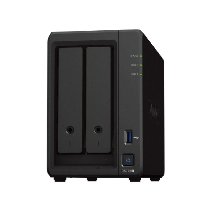 Synology DiskStation DS725+ | 2-Bay NAS | AMD Ryzen Dual-core | M.2 SSD Cache | Surveillance Station | tot 7 Bays | Zwart
