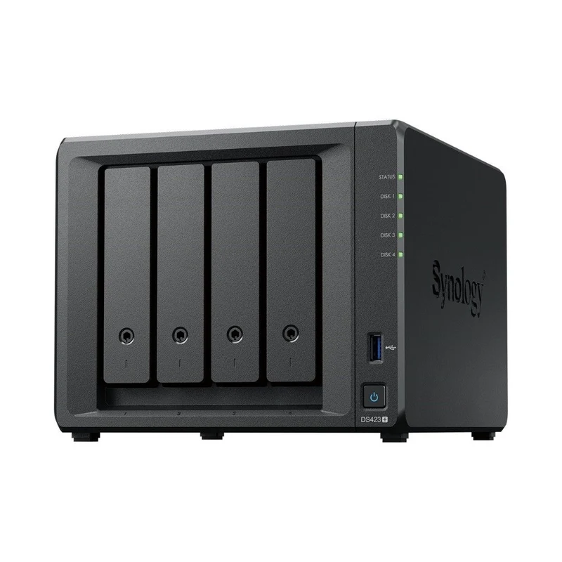 Synology DiskStation DS425+ | 4-Bay NAS | Intel Core i3 8-core | Surveillance Station | tot 4 × 108TB | USB 3.2 | Zwart