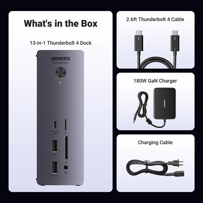 UGREEN Revodok Max 13-in-1 Thunderbolt 4 Docking Station