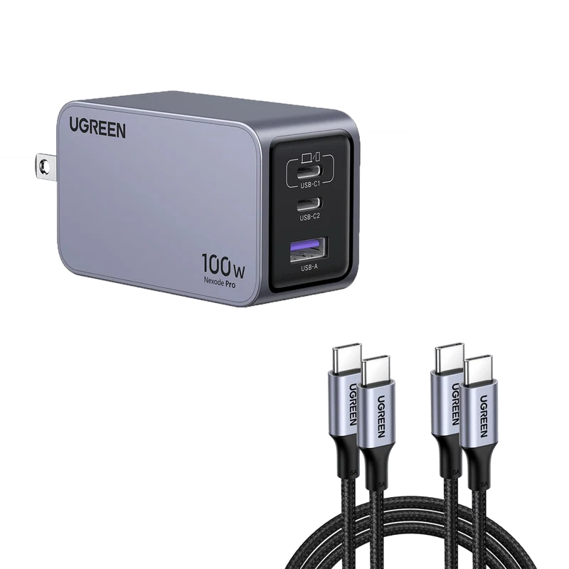 UGREEN Nexode Pro 100W 3-Port Charger