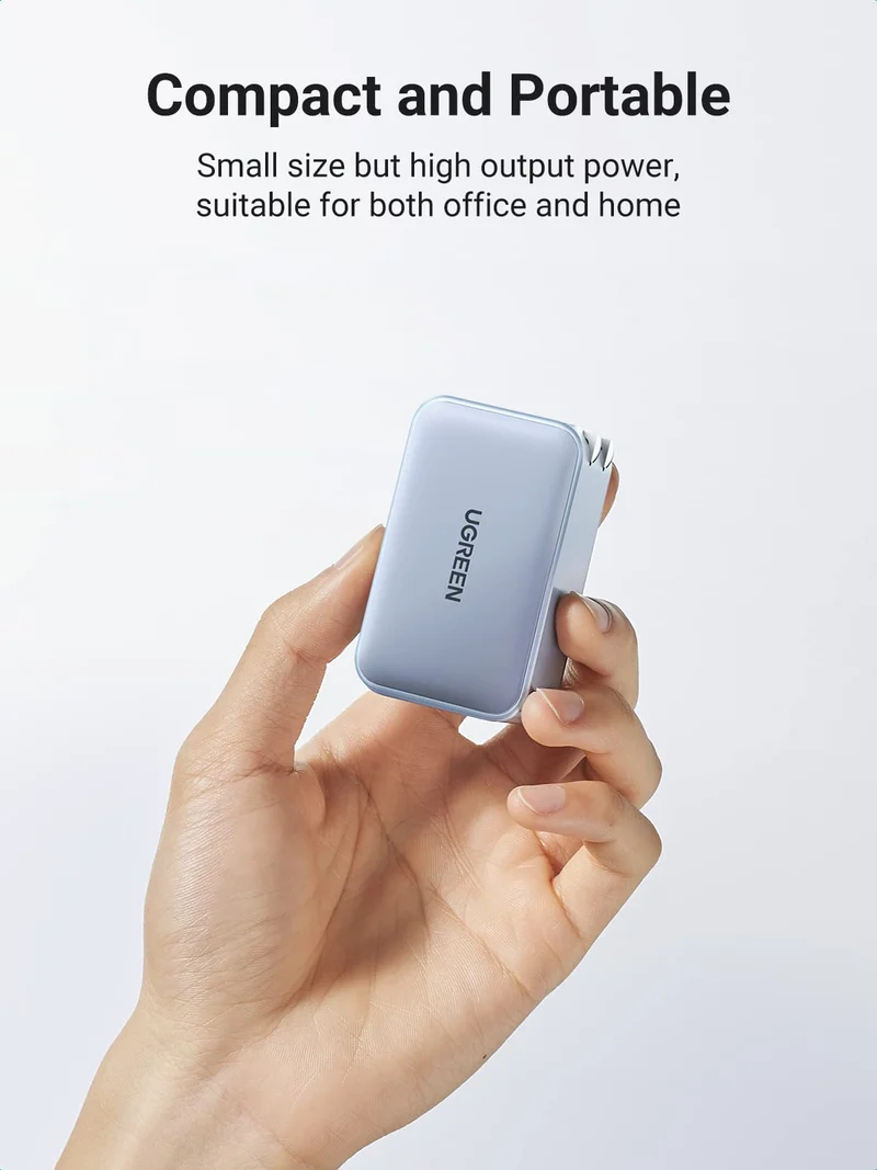 UGREEN Nexode 65W USB C GaN Charger-3 Ports Wall Charger Bundle