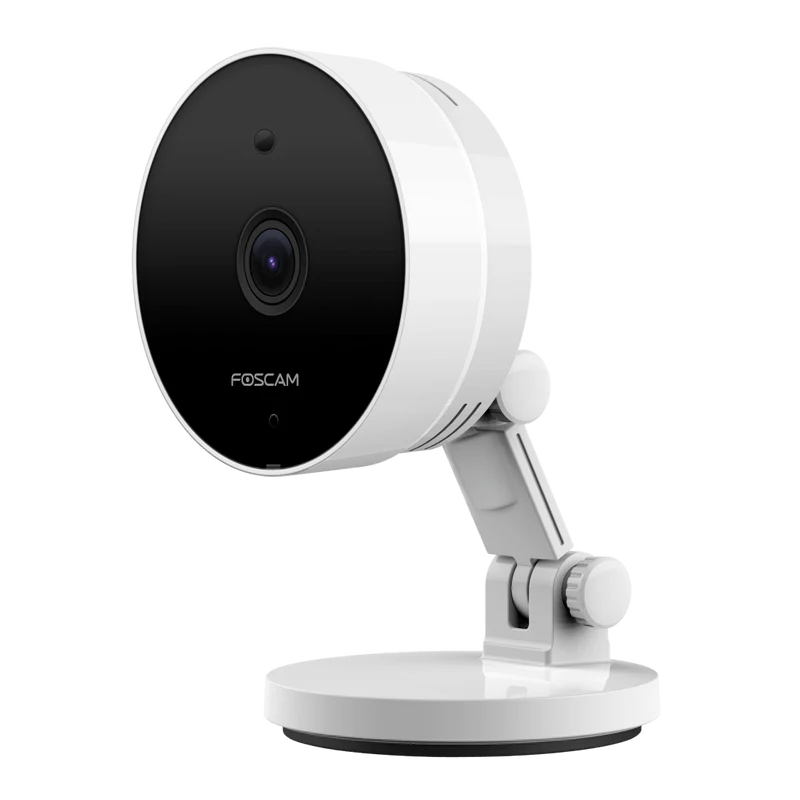 Foscam C5M | 5MP QHD WiFi Binnencamera | 2.8mm Vast | 111.4° | AI Mens- & Huisdierdetectie | IR 8m | Dual-band WiFi | Alexa/Google | Wit