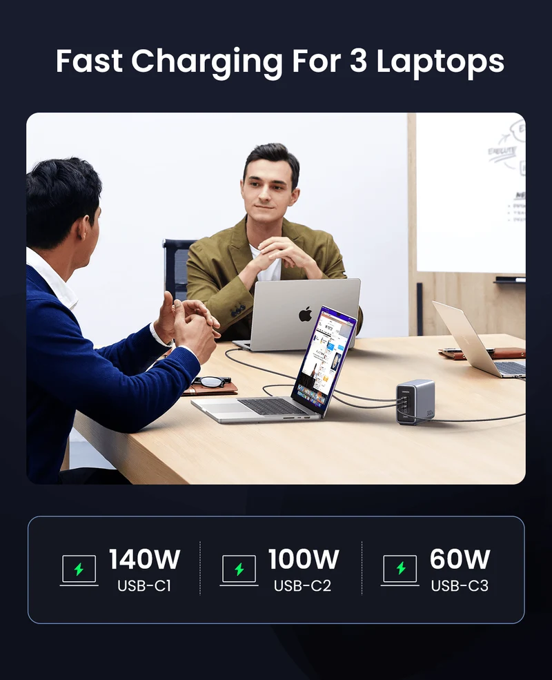 UGREEN Nexode 300W 5-Port Desktop Charger