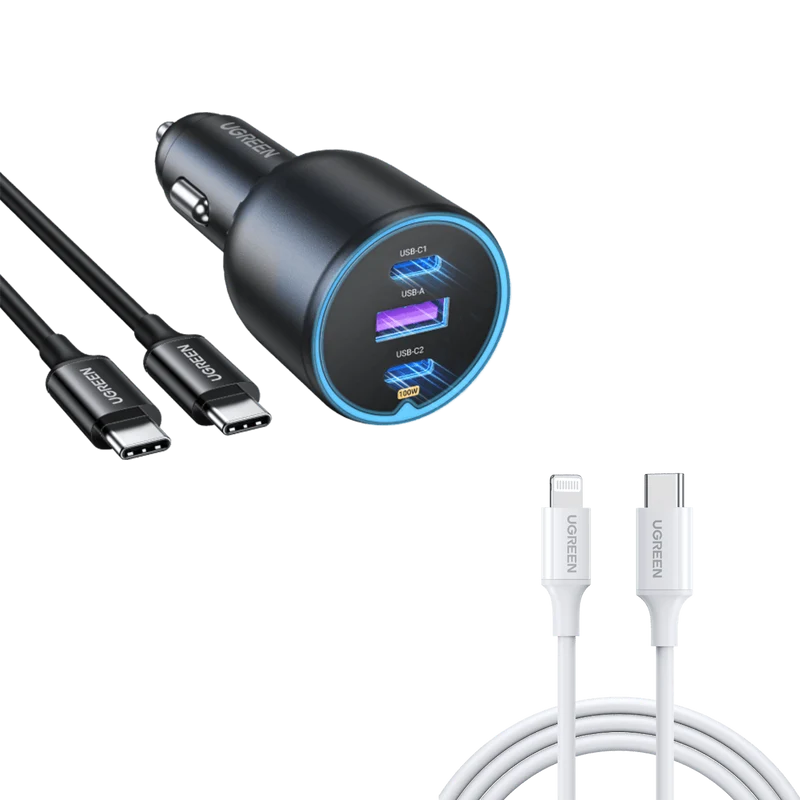 UGREEN 130W USB-C Car Charger