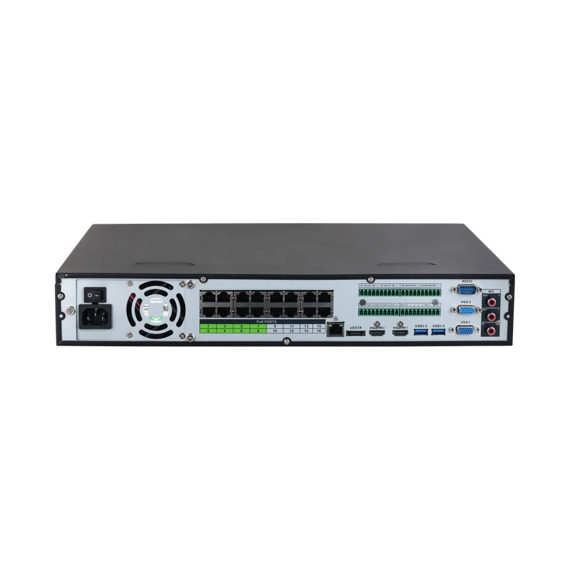 Dahua NVR5432-16HP-EI2 32-Kanaals WizSense NVR met AI | 16 POE poorten