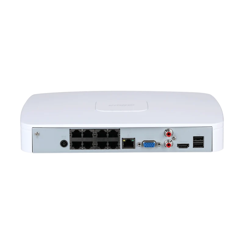 Dahua NVR4108-8P-EI 8-Kanaals WizSense NVR met AI | 8 POE poorten
