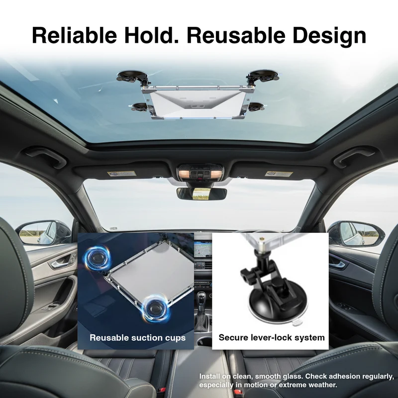 ChargeCore Starlink Mini Suction Cup Window Mounting Set
