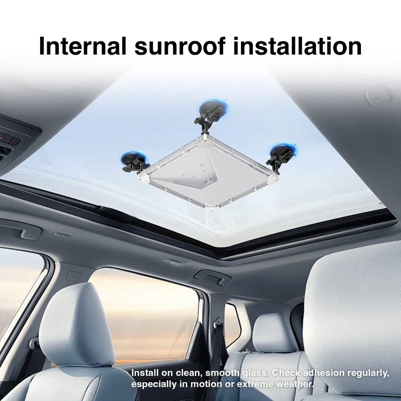 ChargeCore Starlink Mini Suction Cup Window Mounting Set