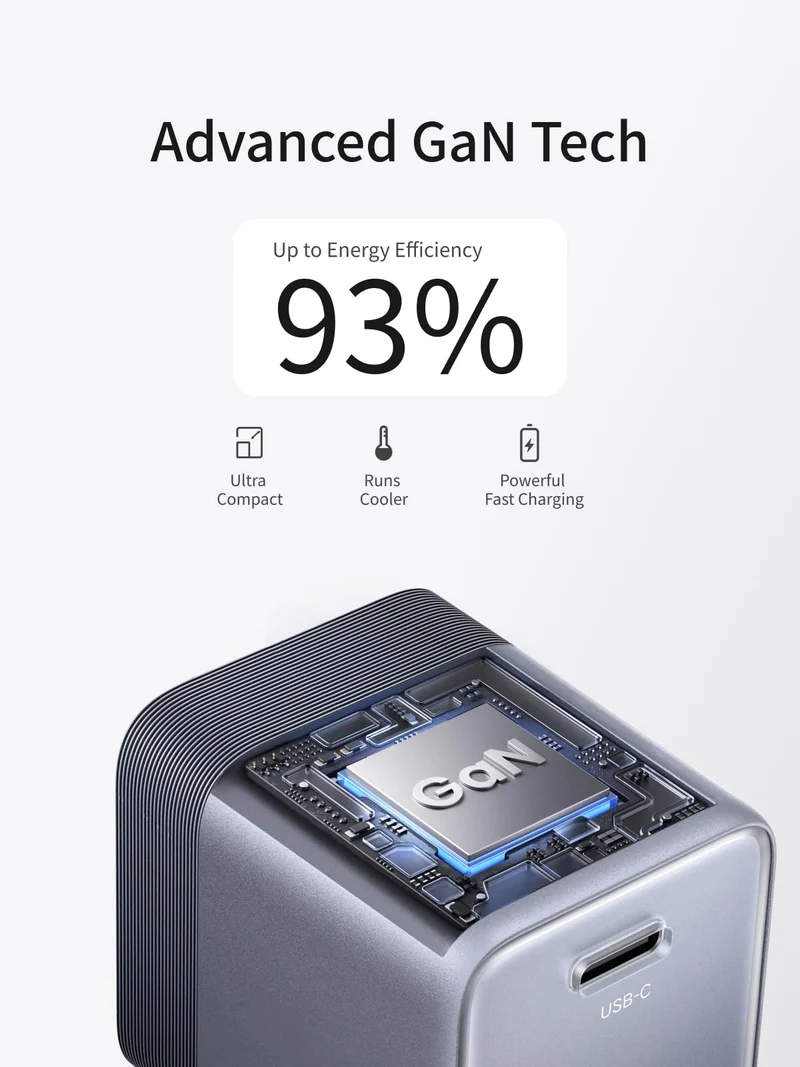 UGREEN Nexode Air USB-C Charger (45W, GaN, Foldable Plug)