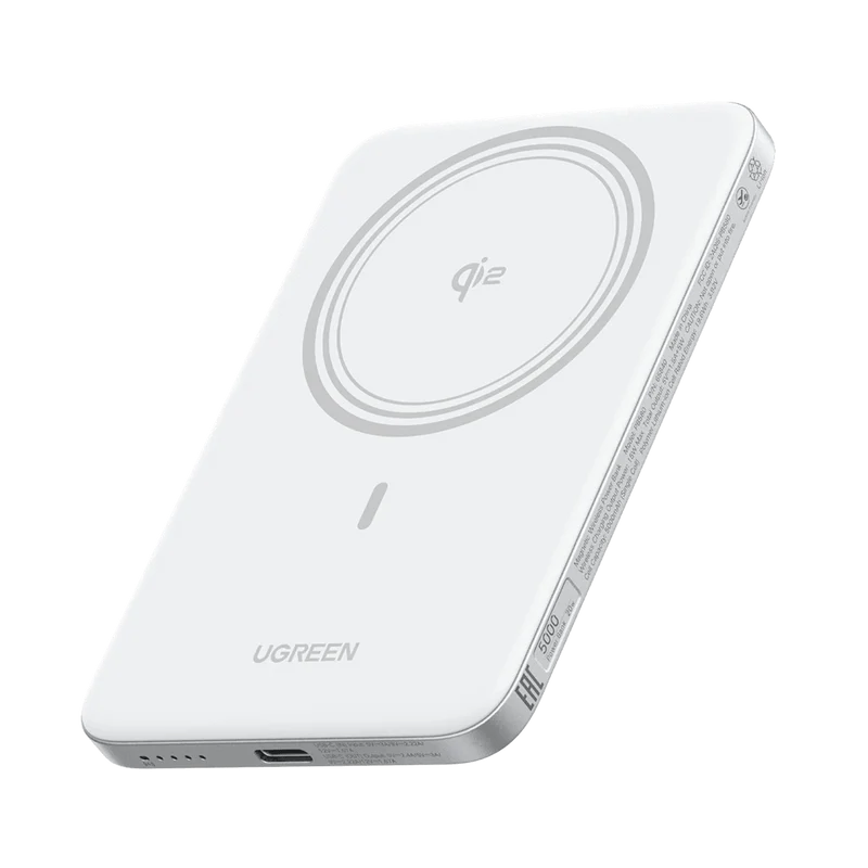 UGREEN MagFlow Air Magnetic Power Bank (5000mAh, Qi2 15W)
