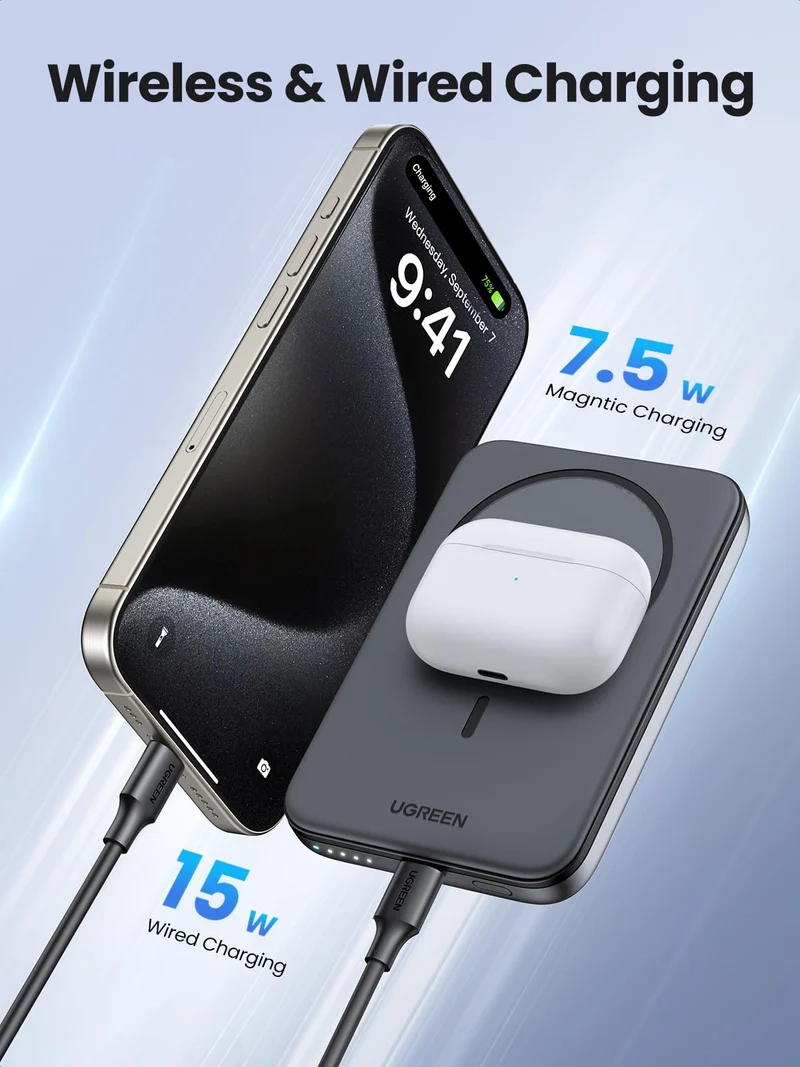 UGREEN 5000mAh MagSafe Power Bank for iPhone