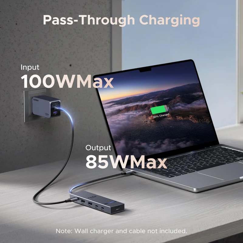 UGREEN Revodok 6-in-1 USB-C Hub | 4K HDMI & 100W Charging