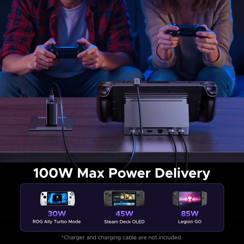 UGREEN Steam Deck Docking Station (6-in-1, 4K@120Hz, 100W PD)