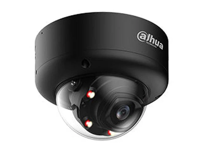 Dahua DH-IPC-HDBW3449RP-ZS-IL-Black | 4MP WizSense Mini Dome | 2.7–13.5mm Motorized | Smart Dual Light IR 50m + Warm Wit 50m | SMD 4.0 | IP67+IK10 | Zwart