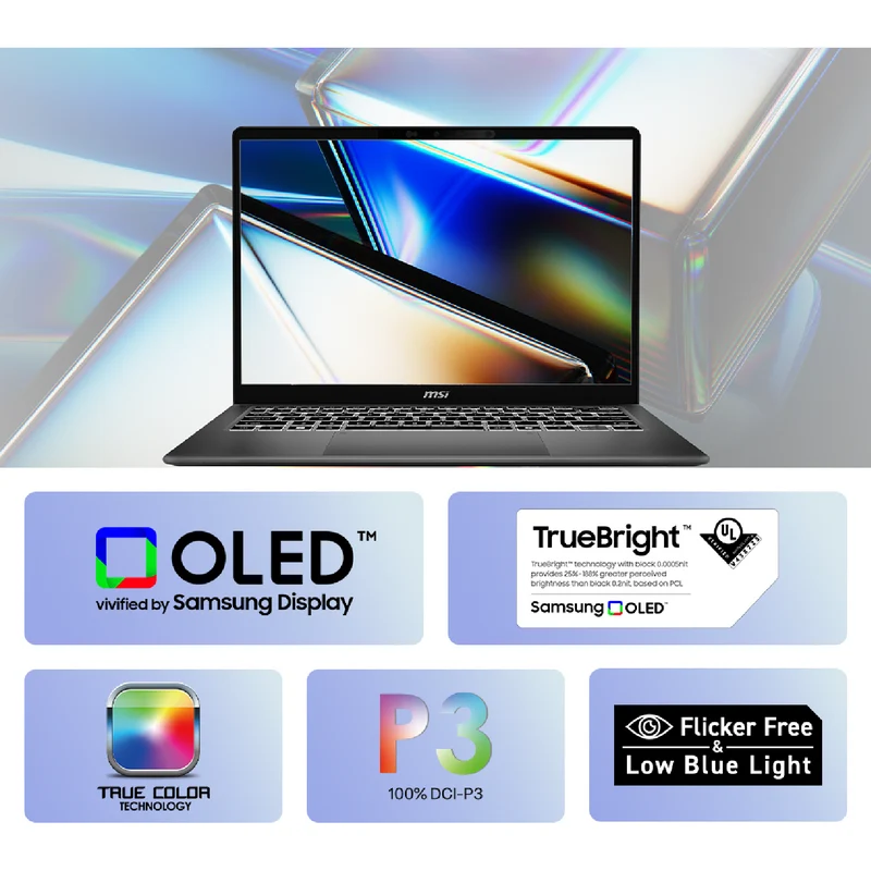 MSI Prestige 14" Core Ultra 5 series 3 AI+ 32GB 512GB Laptop