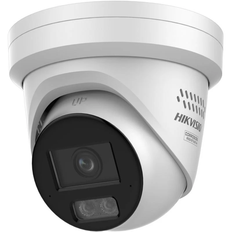 Hikvision DS-2CD2347G3-LIS2UY/SL | 4MP ColorVu G3 Turret | 4mm | Actieve Afschrikking | Wit