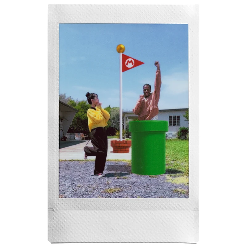Instax Mini Link 3 avec étui en silicone Super Mario