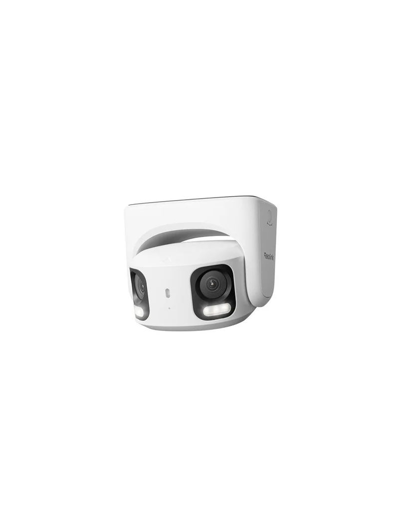 Reolink RP-PCT8MD-W 8MP PoE Dual-Lens Turret Buitencamera 180° Panoramisch Spotlight Kleur Nachtzicht