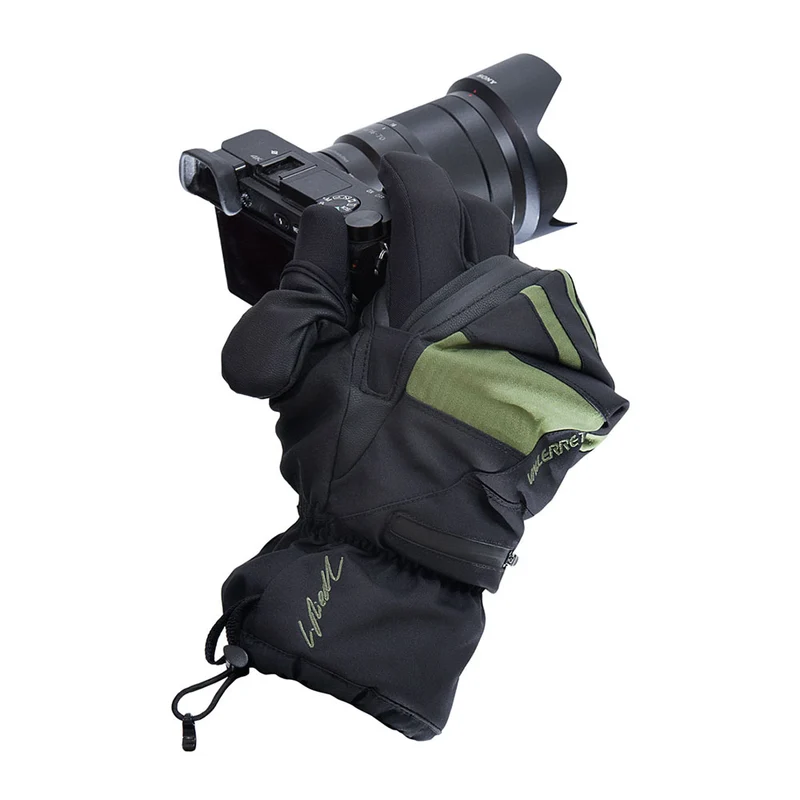 Gants / Mitaines Skadi LRS Zipper (Vert, Petit)