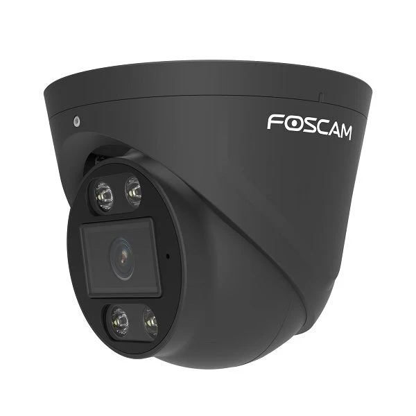 Foscam FNA108E-T4-2T Zwart – 8MP 4K PoE NVR Set met 4 Turret Camera's en 2TB