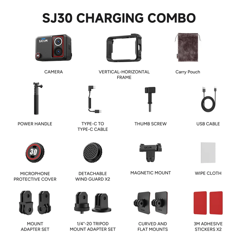 SJ30 8K Dual-lens Action Camera
