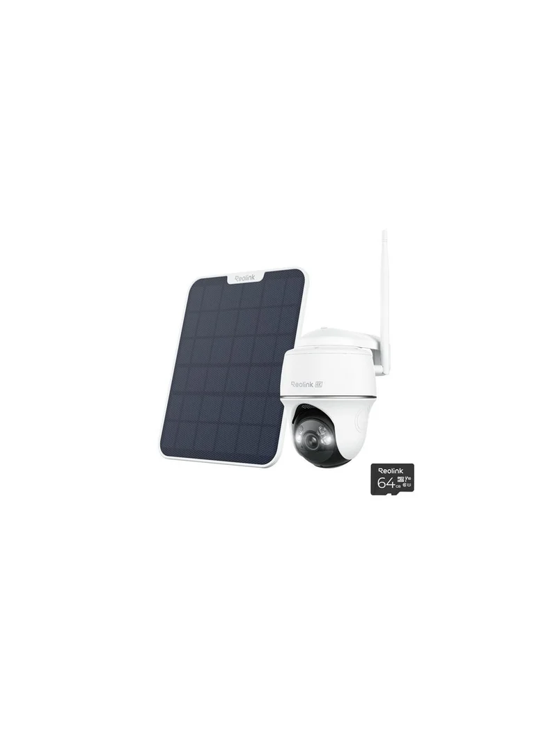 Reolink B440 8MP WiFi Batterij PTZ Dome Buitencamera + Zonnepaneel