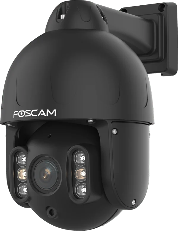 Foscam SD8EP | 8MP 4K PoE PTZ Camera | 4x Optische Zoom | 355° Pan + 90° Tilt | IR Nachtzicht 20m | IP66 | ONVIF | Zwart