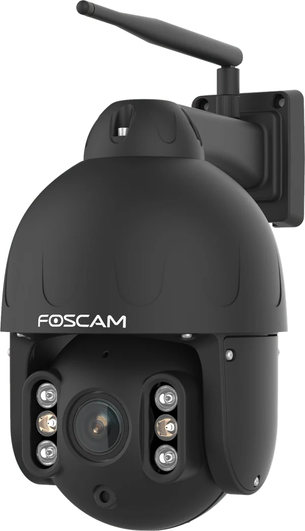 Foscam SD8P | 8MP 4K WiFi PTZ Camera | 4x Optische Zoom | 355° Pan + 90° Tilt | IR Nachtzicht 20m | Dual-band WiFi | IP66 | ONVIF | Zwart