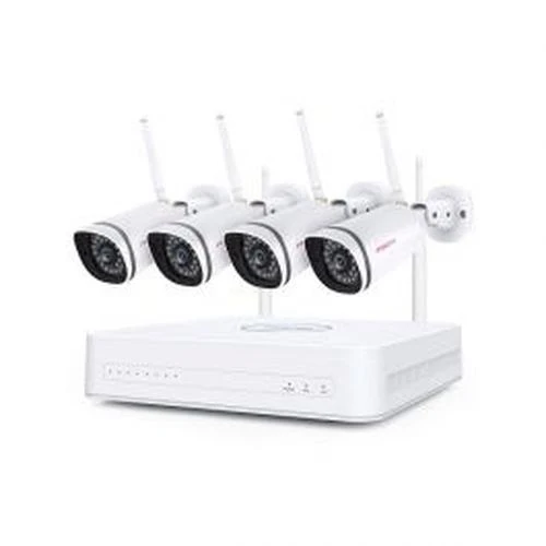 Foscam FN8108W-B4-1T-Wit – 3MP WiFi Mesh NVR Set met 4 Bullet Camera's en 1TB