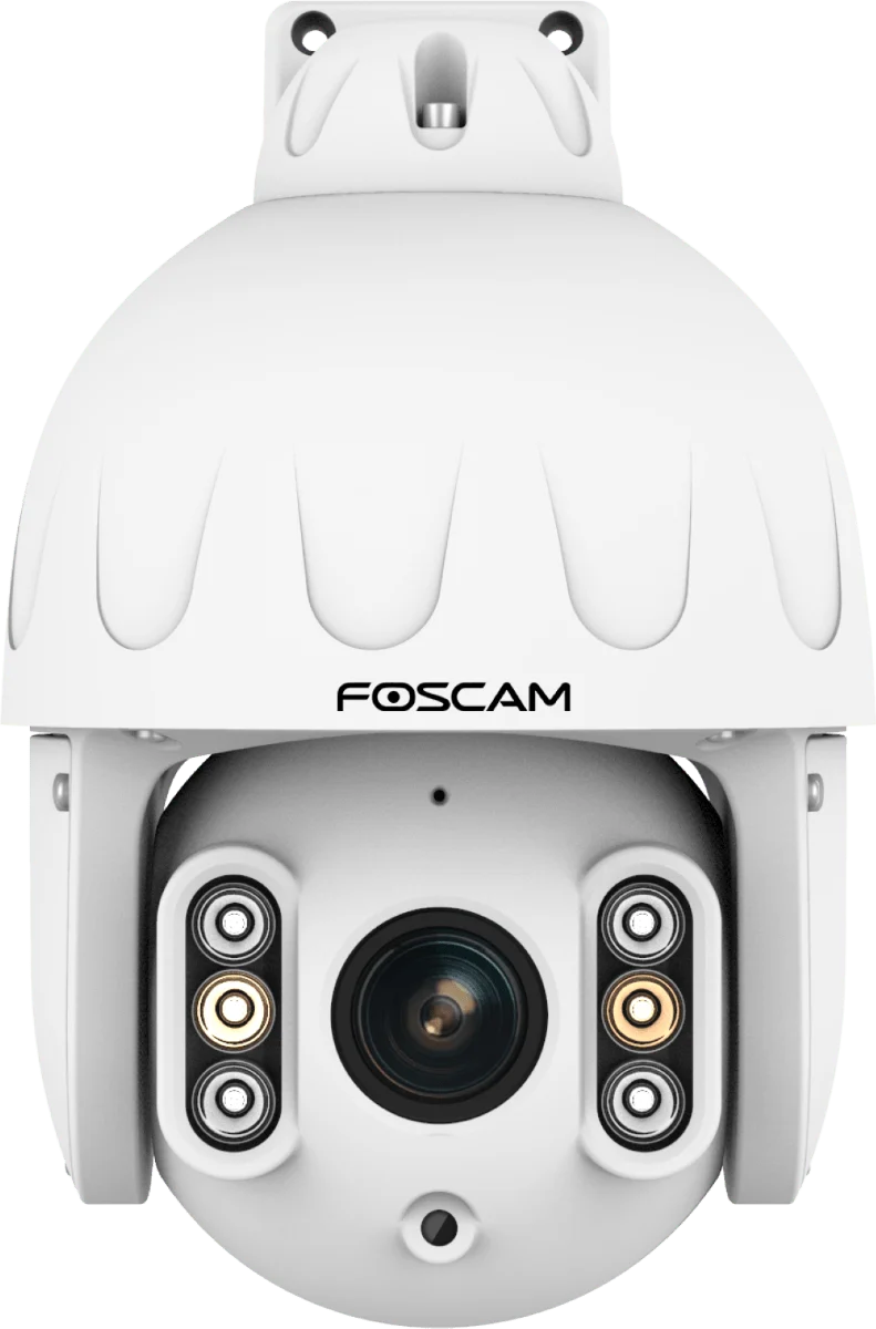 Foscam SD8EP | 8MP 4K PoE PTZ Camera | 4x Optische Zoom | 355° Pan + 90° Tilt | IR Nachtzicht 20m | IP66 | ONVIF | Wit
