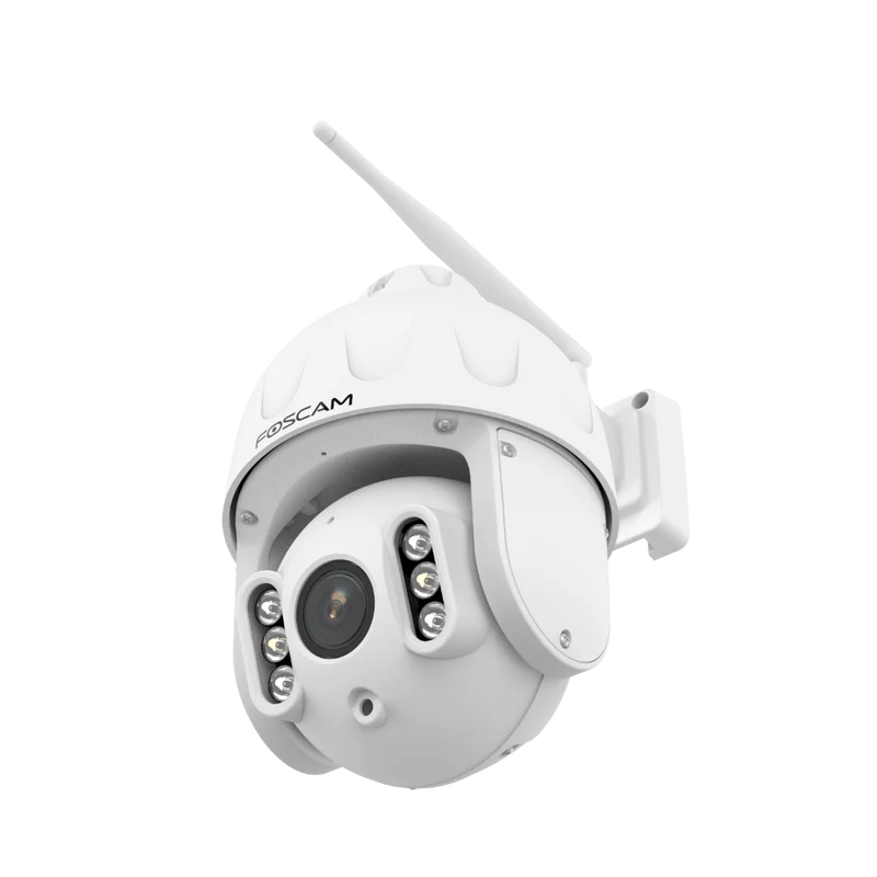 Foscam SD8P | 8MP 4K WiFi PTZ Camera | 4x Optische Zoom | 355° Pan + 90° Tilt | IR Nachtzicht 20m | Dual-band WiFi | IP66 | ONVIF | Wit