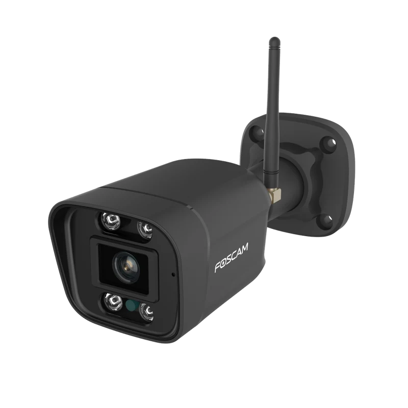 Foscam V8P | 8MP 4K WiFi Bullet Camera | 2.8mm Vast | Kleur Spotlight + IR 20m | AI-detectie | Geluid+Lichtalarm | IP66 | Zwart