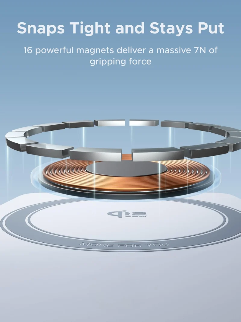 UGREEN MagFlow 2-in-1 Magnetic Wireless Charger 25W (MagSafe compatible)