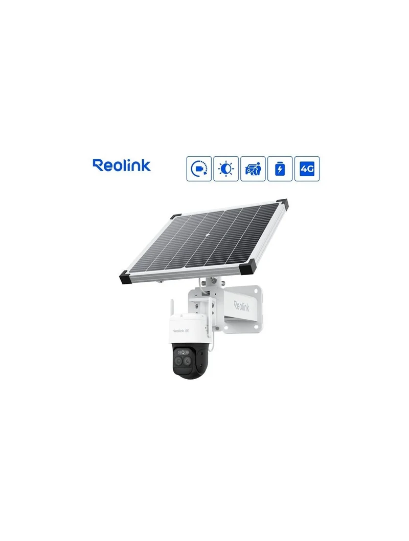 Reolink G790 4MP 4G LTE PTZ Dual-Lens Buitencamera + 30W Zonnepaneel