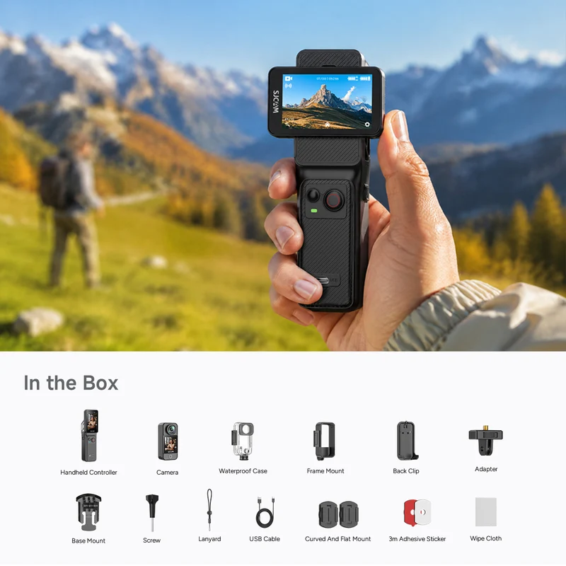 C400 3-in-1 Handheld Action Camera