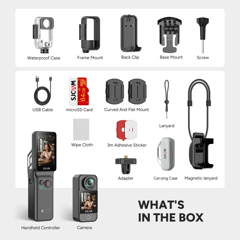 C400 3-in-1 Handheld Action Camera