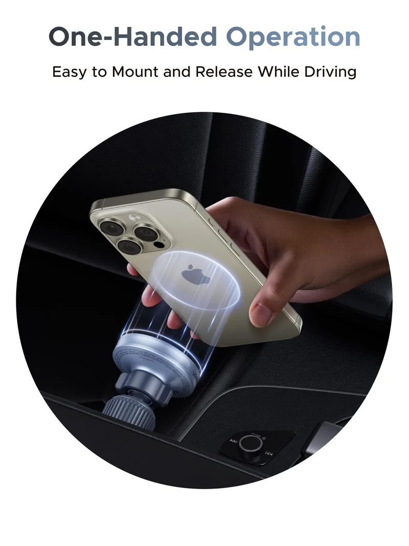 UGREEN MagFlow Magnetic Wireless Car Charger 25W (MagSafe compatible)