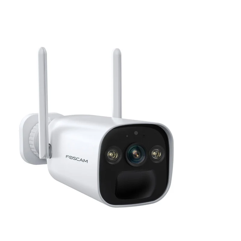 Foscam BP4 | 4MP 2K Batterij Camera | Zonnepaneel | 10.000mAh | Kleur Spotlight Nachtzicht | AI-detectie | Geluid+Lichtalarm | 100% Draadloos | Wit