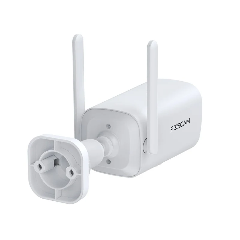 Foscam BP4 | 4MP 2K Batterij Camera | Zonnepaneel | 10.000mAh | Kleur Spotlight Nachtzicht | AI-detectie | Geluid+Lichtalarm | 100% Draadloos | Wit