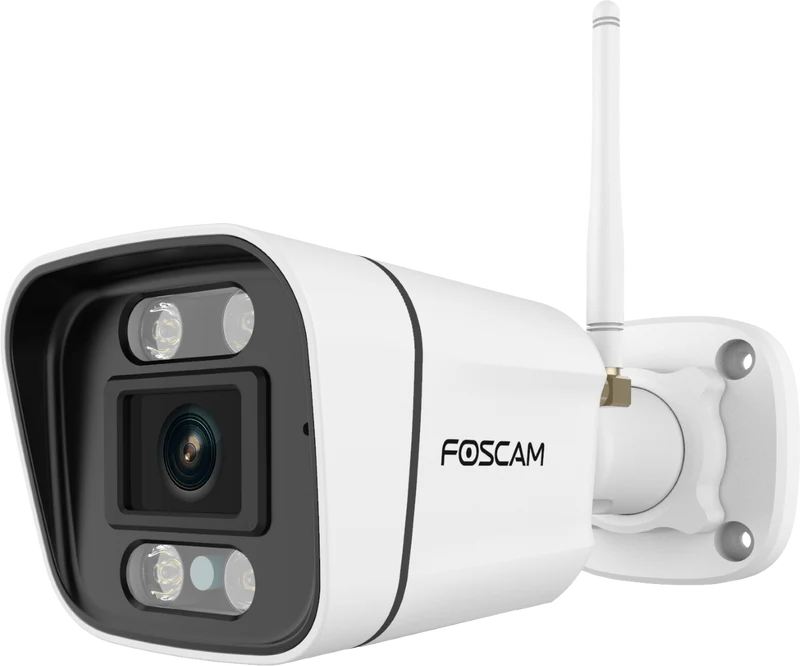 Foscam V8P | 8MP 4K WiFi Bullet Camera | 2.8mm Vast | Kleur Spotlight + IR 20m | AI-detectie | Geluid+Lichtalarm | IP66 | Wit