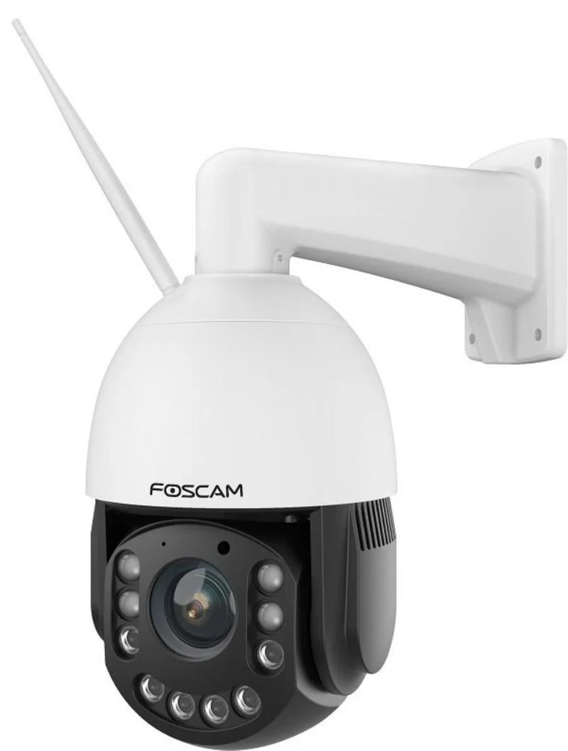 Foscam SD4H | 4MP WiFi PTZ Camera | 18x Optische Zoom | 355° Pan + 90° Tilt | IR Nachtzicht 60m | Auto-tracking | Dual-band WiFi | IP66 | ONVIF | Wit