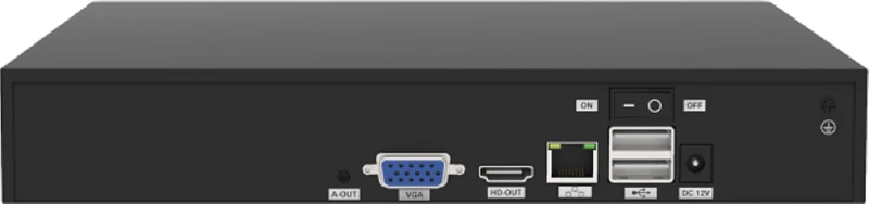Foscam FNA108H | 8-kanaals 4K NVR Recorder | Max 1×16TB HDD | H.264+ | ONVIF | HDMI | Plug & Play | Zwart